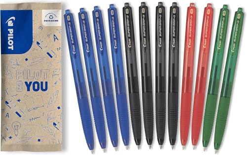 PILOT - Lot de 12 stylos-bille Super Grip G -