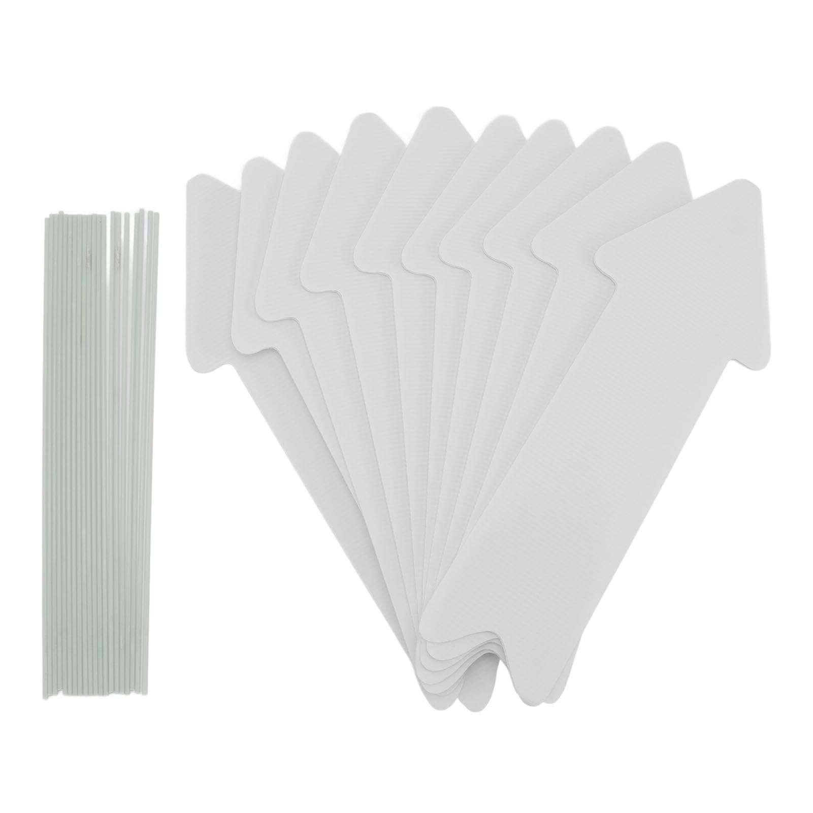 Generic Directional Signs, Multipurpose White Water Proof Signs with Stakes for Party Decor