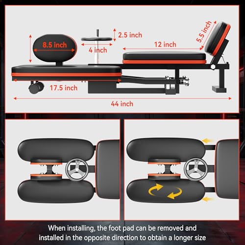 Image of Rigel Leg Stretcher, 220LBS Leg Stretch Machine, Heavy Duty Steel Frame Equipment Splits Machine, Leg Stretching Training Machine for Home Gym Split Machine Training Fitness