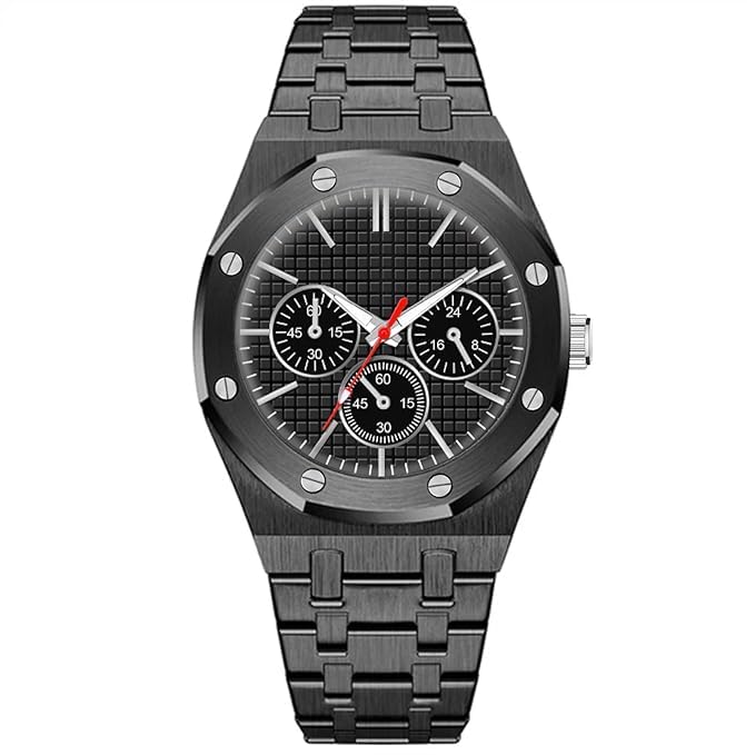 SWADESI STUFF Metallic Multi Dial Multi Case Multi Belt Watches for Men SWADESI STUFF Metallic Multi Dial Multi Case Multi Belt Watches for Men