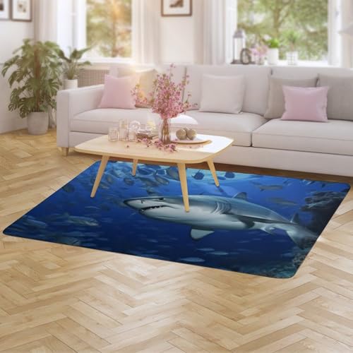 Tapis de chambre en velours de corail lavable pour une maison moderne