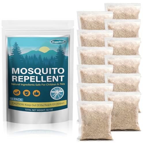 Mosquito Repellent Indoor Outdoor Patio, 12 Pack Natural