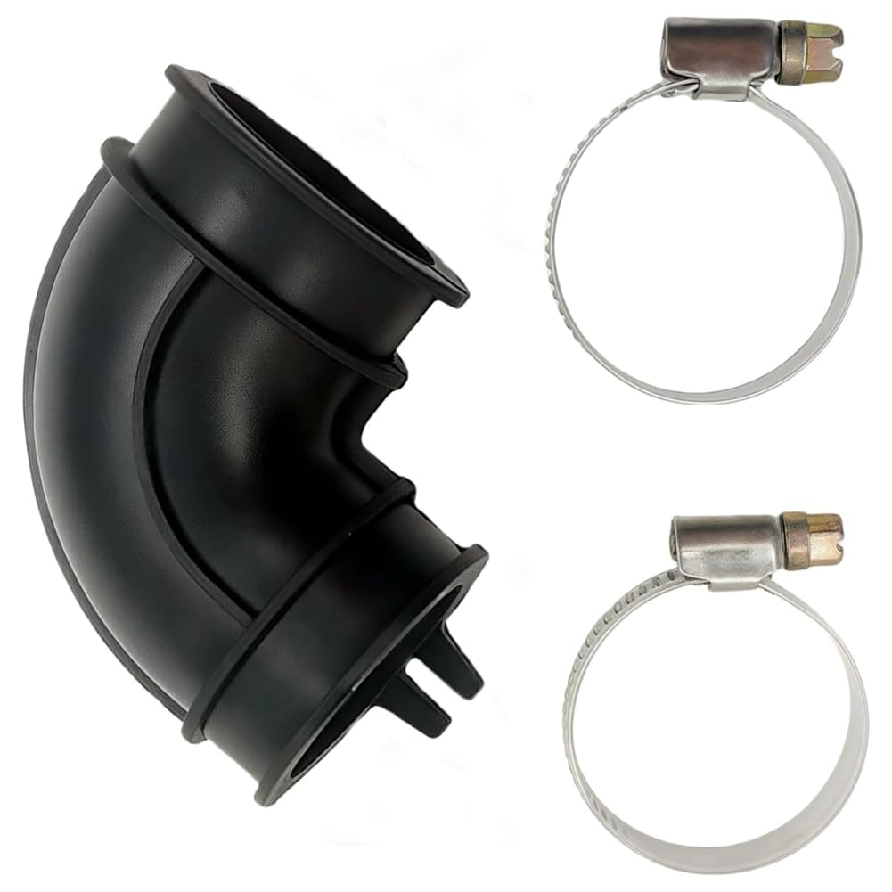 CTRLZS WD19X25460 Dishwasher Elbow Hose Dishwasher Circulation Pump to Sump Elbow Hose and Clamps Kit Dishwasher Replacement Hoses