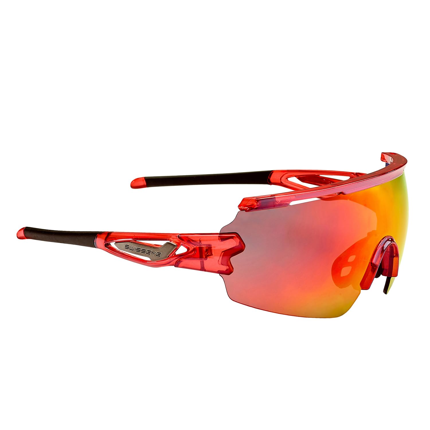 SWISSEYE Signal Sportbrille (100% UVA-, UVB- und UVC-Schutz, verstellbarer Nasenbereich, splitterfreies Material, inkl. Etui)