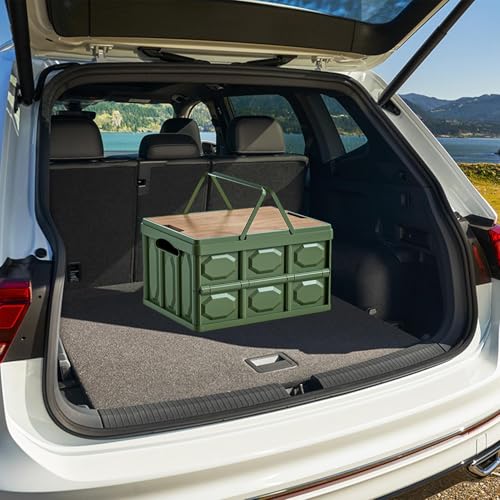 Boîte de rangement de camping avec dessus de table pour optimiser l'espace - 7