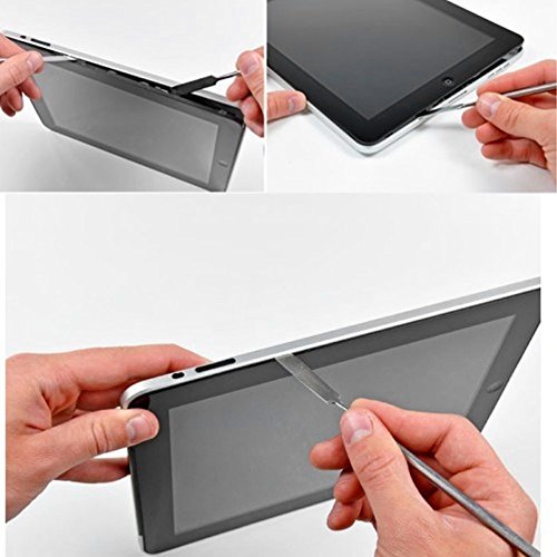 Ouitble 3Pcs Electronics Phone Opening Kits Metal Spudger Pry Tool Set for IPhone/iPad/Tablet Electronics Device - Image 4