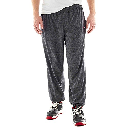 Pantalon gris chiné Champion Jersey avec bas fermé élastique