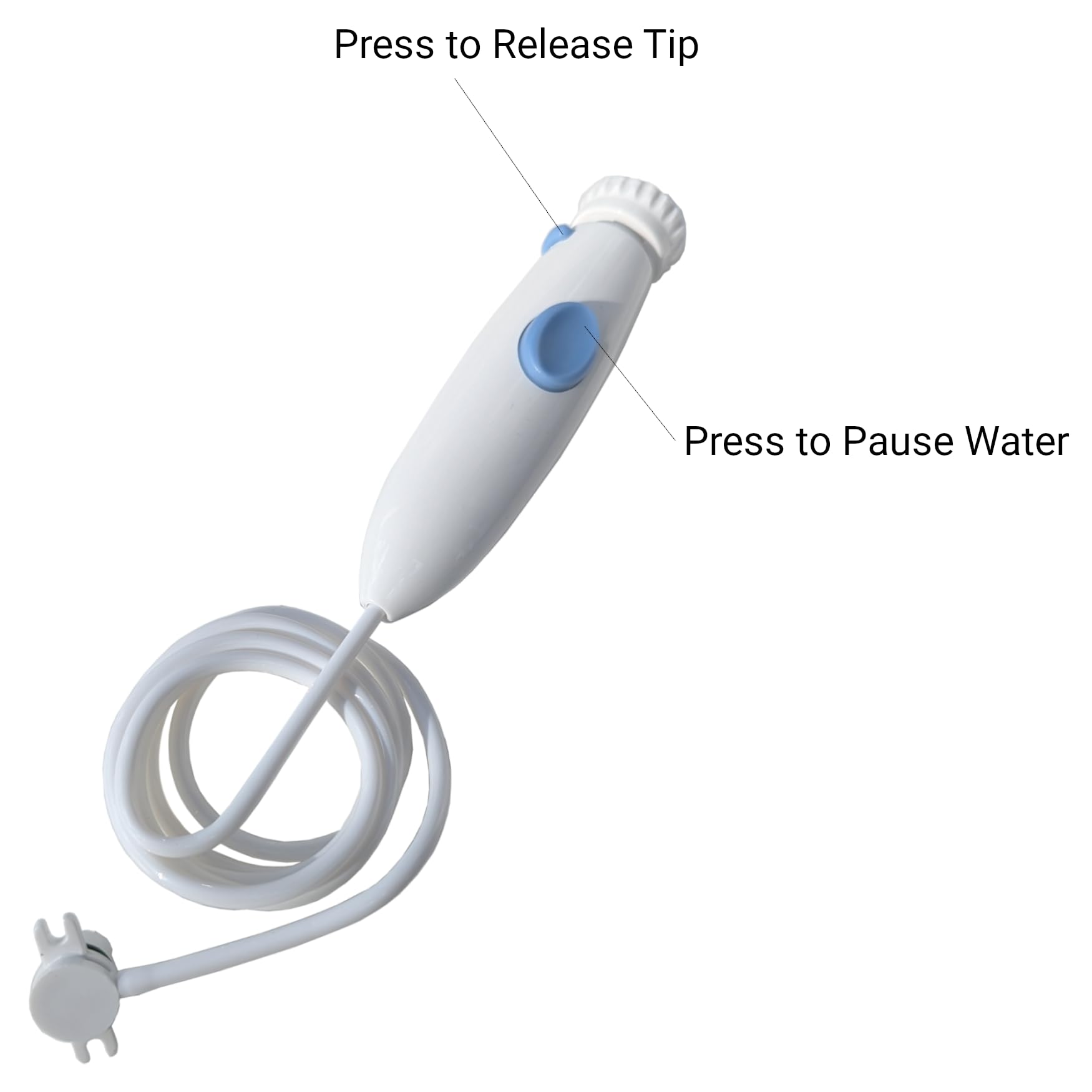 Water Flosser v2 Munddusche für Wasserhahn, mühelose Zahnpflege, langlebiger Spulenschlauch, nicht elektrisch und ohne Batterie, vollständig austauschbare Komponenten, benutzerfreundliches Design