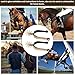 Hapivida Horse Spurs, Premium Rotatable Zinc Alloy Western Riding Spurs with Gear Control System for Training and Trail Rides Equestrian Enthusiasts