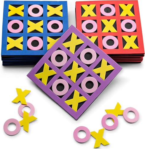 Tic Tac Toe Pack de 120 Juegos Mini de Espuma 5x5" miniatura 1