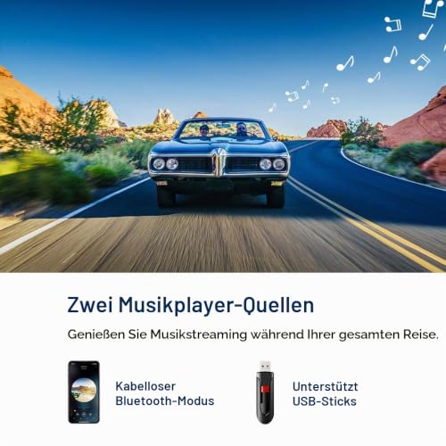 Bluetooth FM Transmitter, ZeaLife Auto Radio Transmitter QC 3.0 KFZ Wireless Bluetooth 5.3 FM Radio...