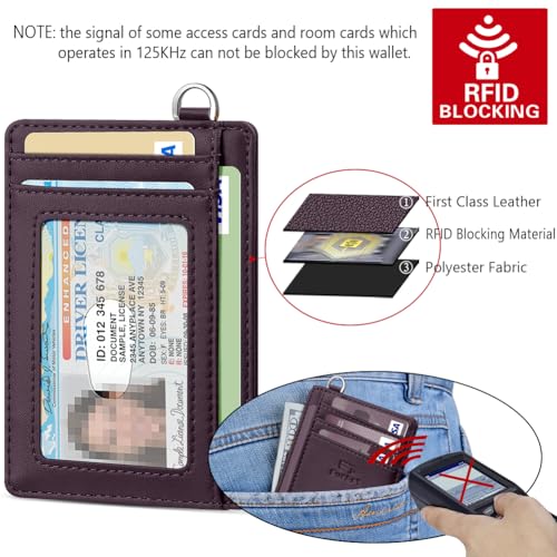 Image of FurArt Slim Minimalist Wallet RFID Credit Card Holder for Men | slim minimalist compact rfid id window thin
