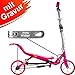 Produktbild East Side Records GmbH Space Scooter X580 rosa MIT Gravur (z.B. Name)