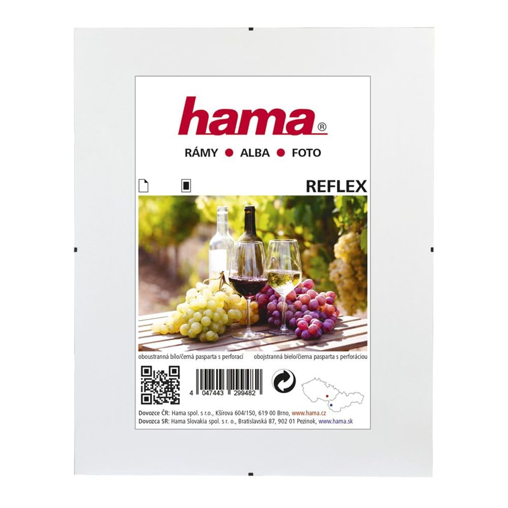 Hama "Clip-Fix - 62 x 93 cm transparenter Glasrahmen, transparent, 42 x 60 cm, 620 mm, 915 mm