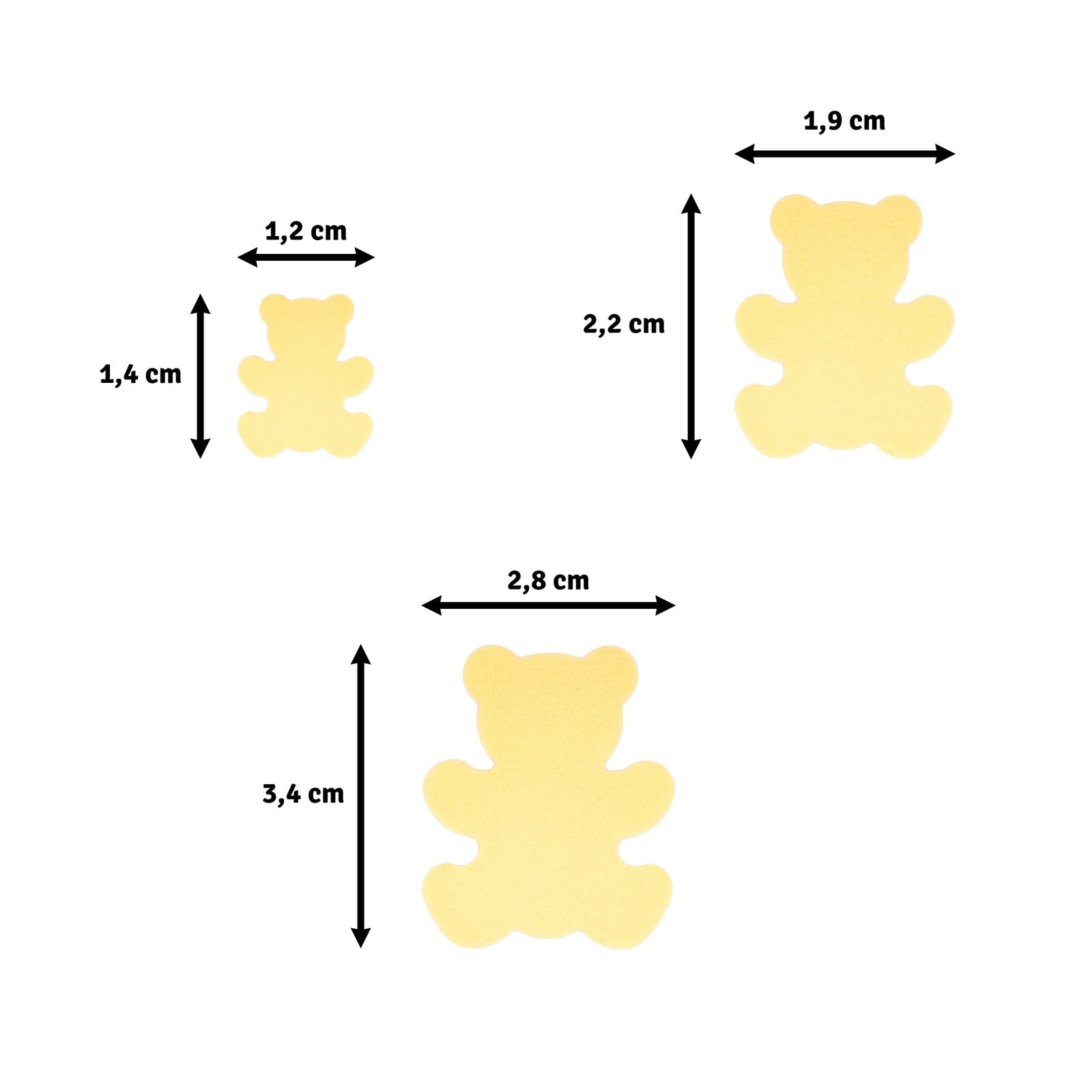 Vaessen Creative Motivstanzer Set – Eier Motive, 3 Stück, Für Papier Bis 250 G/m², Ø 12, 19 Und 37 Mm, Bastelbedarf Scrapbooking