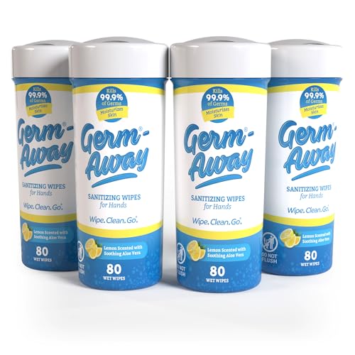 Germ Away Antibacterial Wipes for Hands and Face
