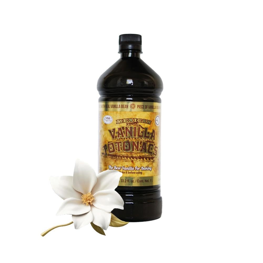 Tuky Mexican Vanilla Totonac?s - 33.2 Oz (1 Lt) Bottle - Pure Vanilla Extract