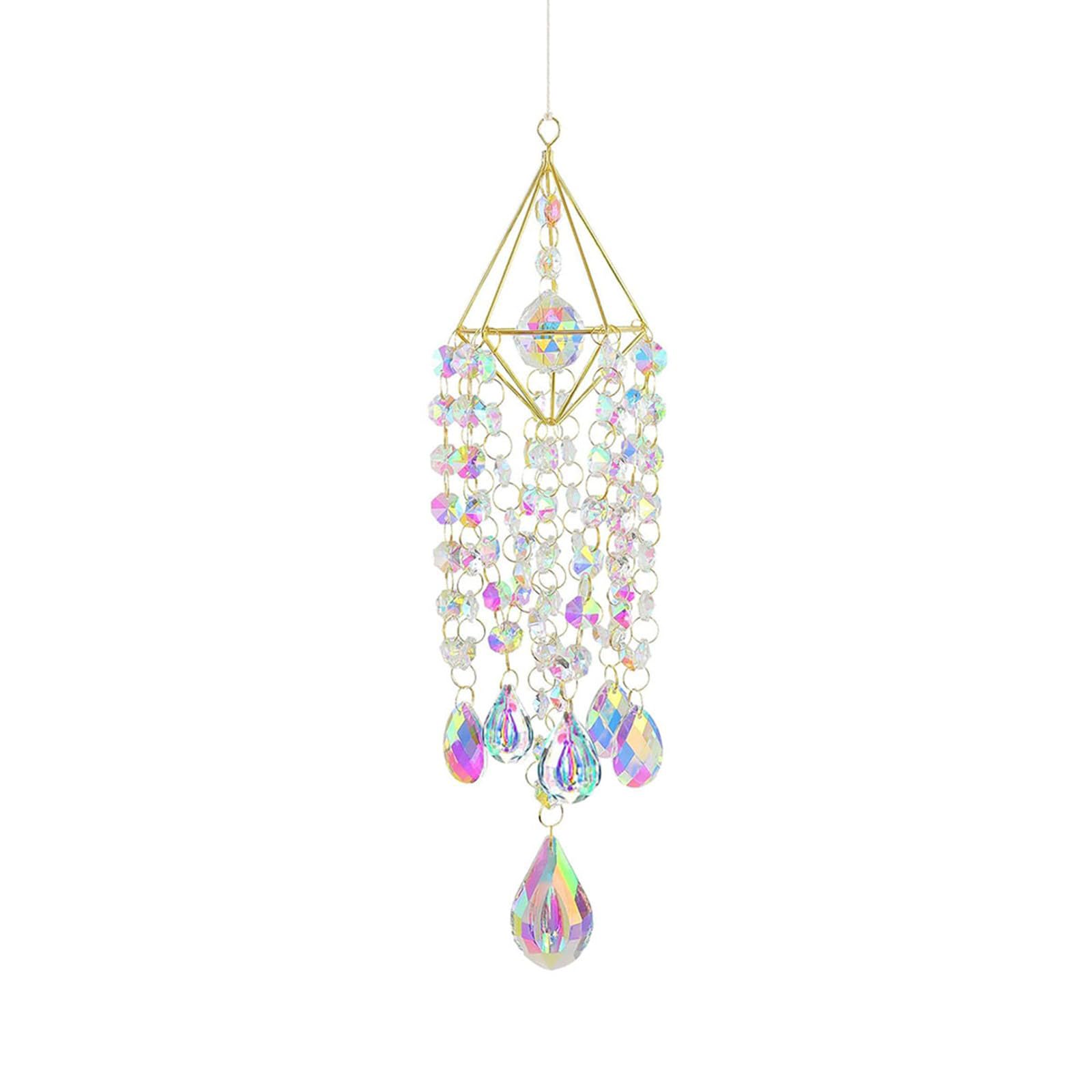 Msioytog B Suncatchers Hanging Ornament Crystal Windchimes Window Decorations Pendants For Indoor And Outdoor Use Decors Windchimes