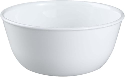 Corelle 3138 - Cuenco de fideos Vitrelle de vidrio de invierno blanco escarchado de 28 onzas paquete de 3
