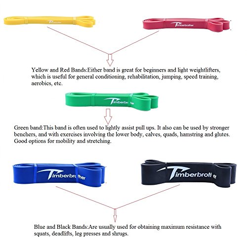 Timberbrother Fasce Elastiche di Resistenza /