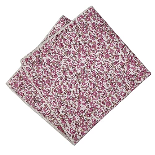 Image of Kebocis Men's Floral Pocket Square Handkerchief for Men
