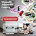 A ALPHA Mini Drone with 720P Camera for Kids, Micro Drone for Beginners, RC Plane with Propeller Protection,360°Flips, Indoor Outdoor Quadcopter Toy with Colorful LED Lights