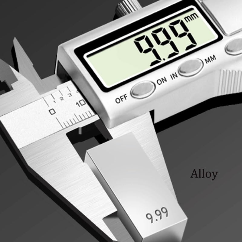 Digital Vernier Caliper for Jewelry Use | Alloy Inner Outer Diameter Measuring Ruler