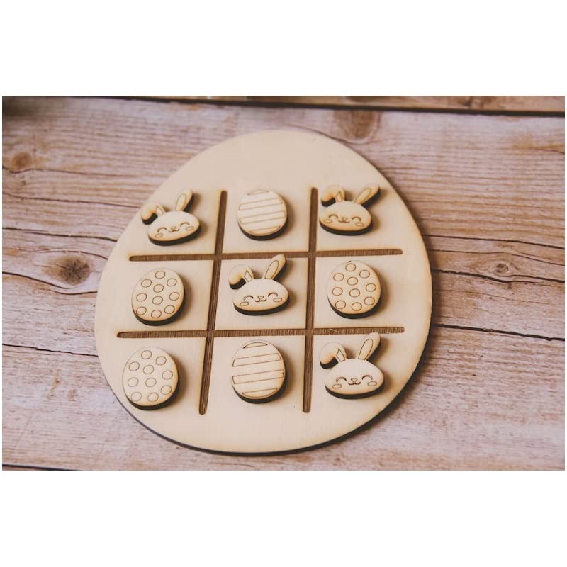 AZJAKE Easter Wooden Toys, Easter Children's Game Board, Children's Puzzle Interactive Game Board, Fine Motor Skill… - Image 5