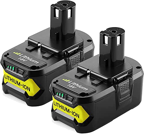 Venghts 2Pack 5.5Ah P108 Replacement Battery pour Ryobi 18V Batterie P102 P103 P105 P107 P108 P109 P104 P106 pour Ryobi One+ RB18L40 RB18L50 RB18L25 RB18L13 Outil sans Fil