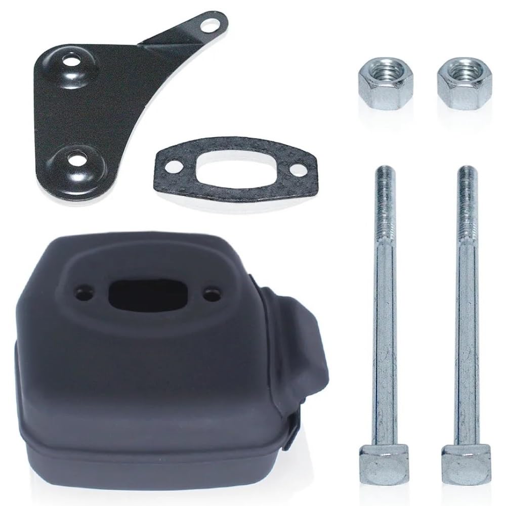 Kit de juntas de tuercas y pernos del soporte de escape del silenciador apto for motosierra H 50 51 55 R 501766605 503218202 537127901