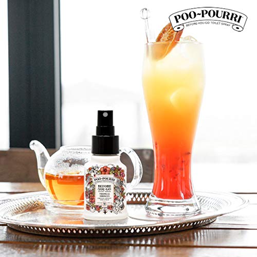 poo-pourri before you go toilet spray tropical hibiscus 14 ounce bottle 2 pack