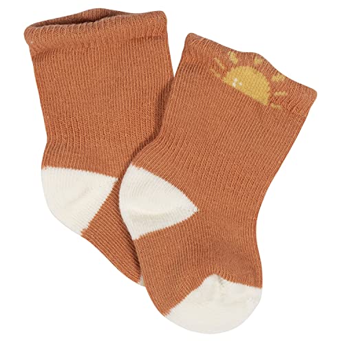Image of Gerber Baby 8-Pair Organic Wiggle Proof Sock