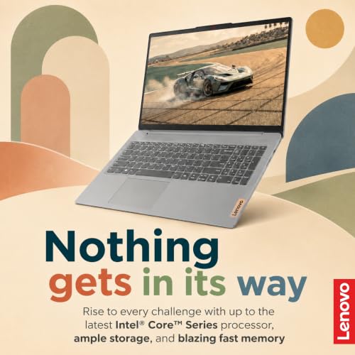 Image of Lenovo 15.6 inch FHD Laptop, 8GB DDR5 RAM, 640GB Storage