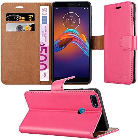 Gufuwo Custodia per Moto E6 Play Case, per Motorola E6 Play XT2029, Copertura Morbida in TPU Sfumato - Antigraffio Ultra Sottile con Protezione Antishock Cover per Motorola Moto E6 Play Viola/Blu