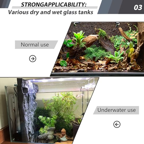 Image of 17.7x11.8in Rock Terrarium Background,3D Reptile Tank Background Board,Amphibian Stereo Backdrop Wall,Lizard Snake Gecko Spider Fish pet silo Background Decorative Panel(Paleyellow)