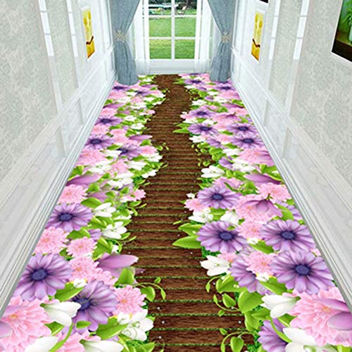 Tapis couloir moderne antifouling violet | Protéger et embellir vos sols