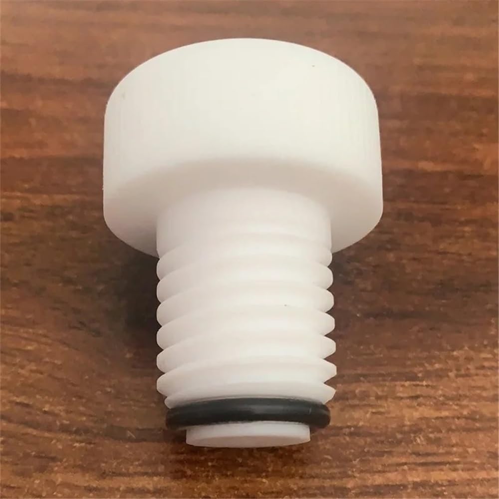 Cristalería de Laboratorio Tapón de PTFE con rosca for botella resistente a la presión, 7#, 15# y 25#, con junta tórica B10(B100025F)