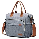 TuErCao Adult Lunch Box - Cute Insulated Lunch Bag Women for Work, Portable Soft Cooler for Beach Tr