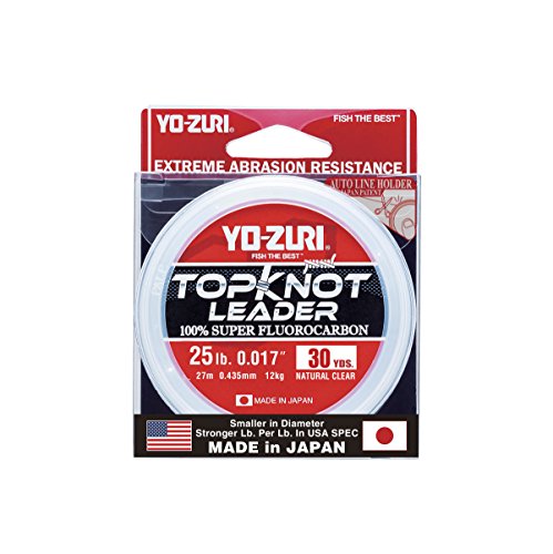 Yo-Zuri Topknot 30 yd Sinking Leader, Natural Clear, 25 lb