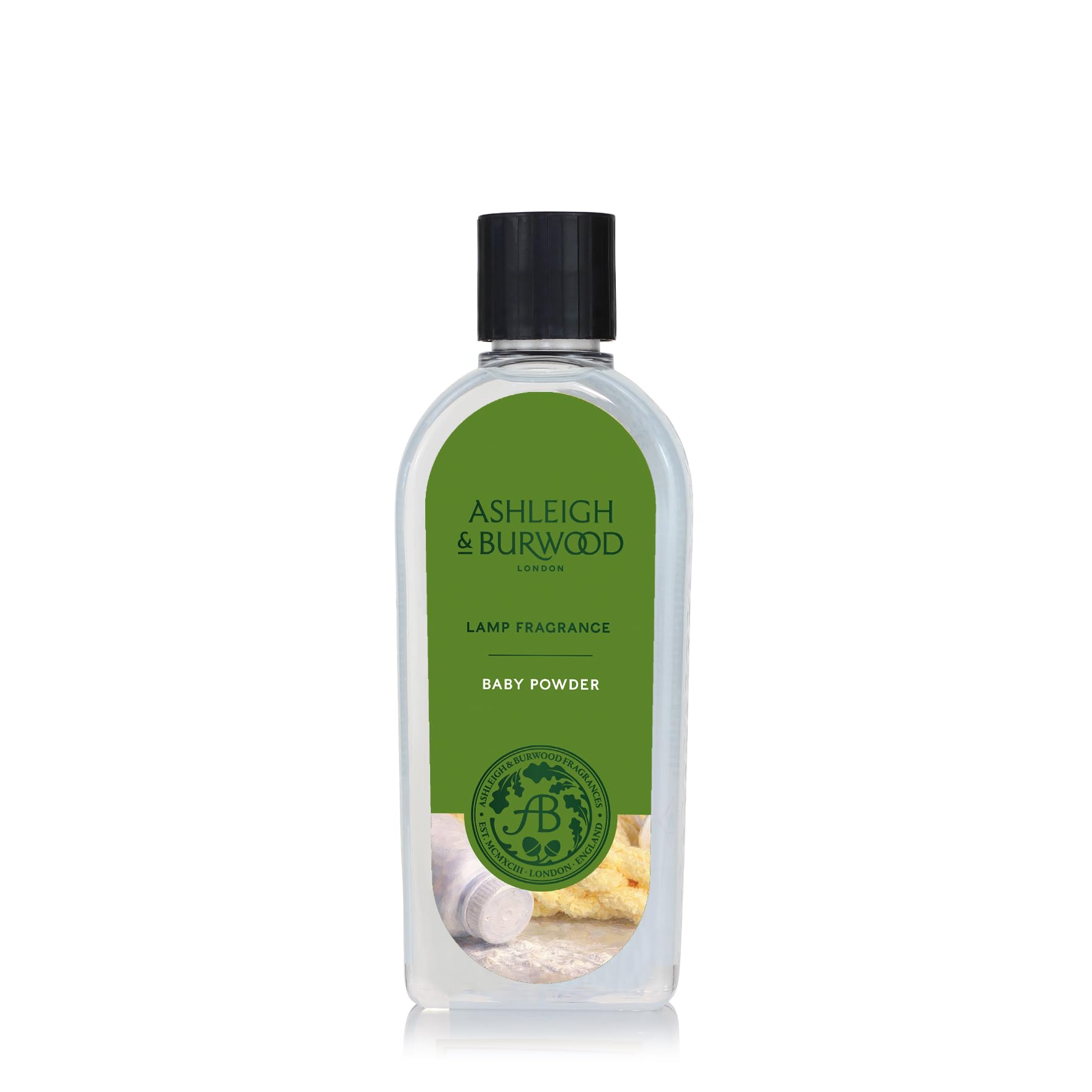 ASHLEIGH & BURWOOD Baby Powder Lamp Fragrance | 500ml | Luxury Fresh Home Scent | Scented Room Fragrance | Made in the UK