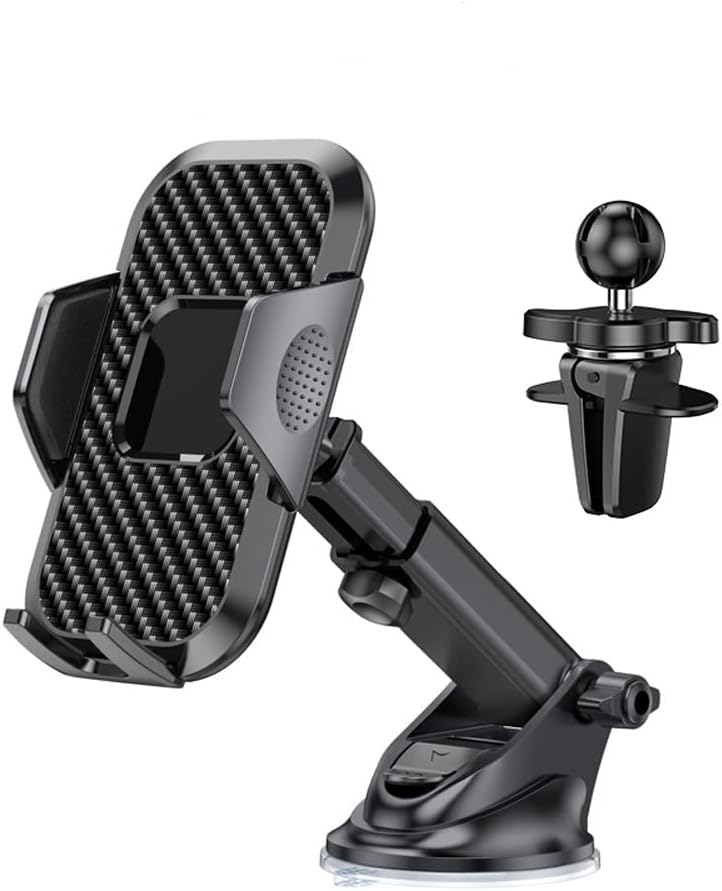 Car Phone Holder, Mobile Holder for Car, Phone Holder Car for Dashboard & Air Vent & Windshield, Compatible with iPhone 14 Pro Max 13 12 11, Xiaomi, Samsung S23, Google and More-TenSteed