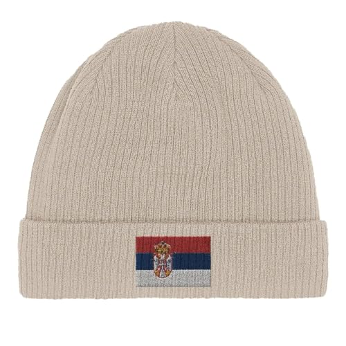 Bonnet en coton drapeau de la Serbie cadeau parfait pour la diaspora