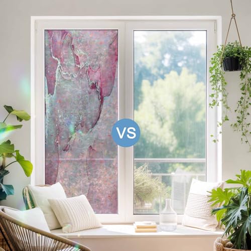Película Decorativa para Ventana Rosa 17.7x39.3 pulgadas miniatura 4