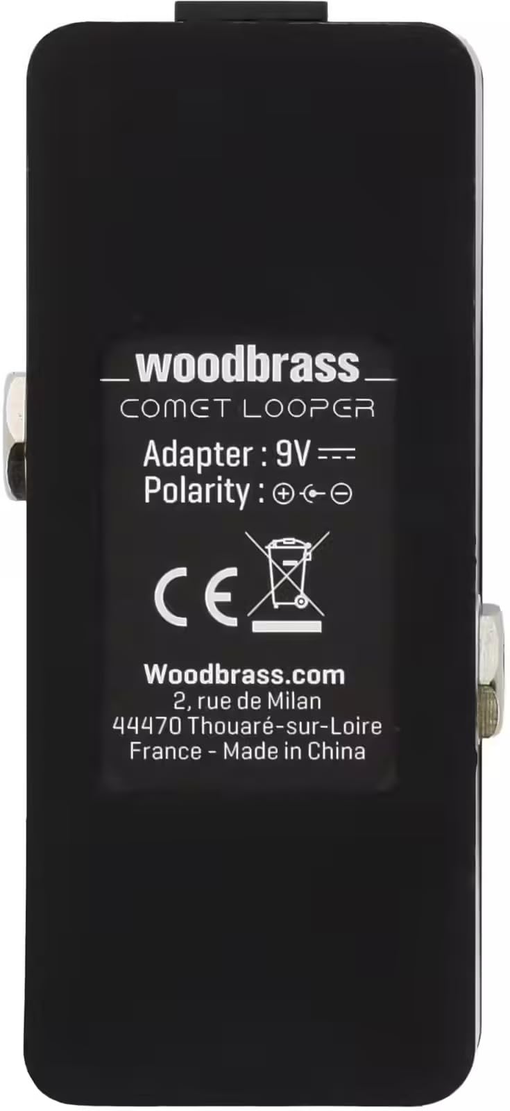 Woodbrass Comet Looper - Pedale Looper chitarra formato Mini Looper - 30 min di registrazione 24-bit/44,1 kHz, Loop Overdubs Illimitati, 3 Banche Memoria, Undo/Redo, USB-C Import/Export WAV