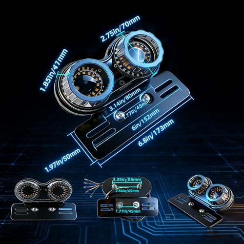 Image of Upgrade 90LEDs Motorcycle Tail Light with Brake & Turn Signal