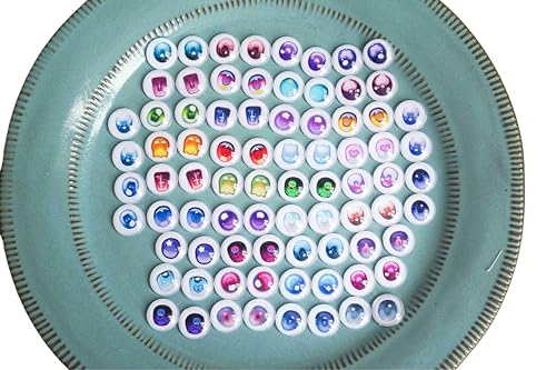 Handmade 36 Pairs Anime Glass Doll Eyes for SD BJD Nendoroid