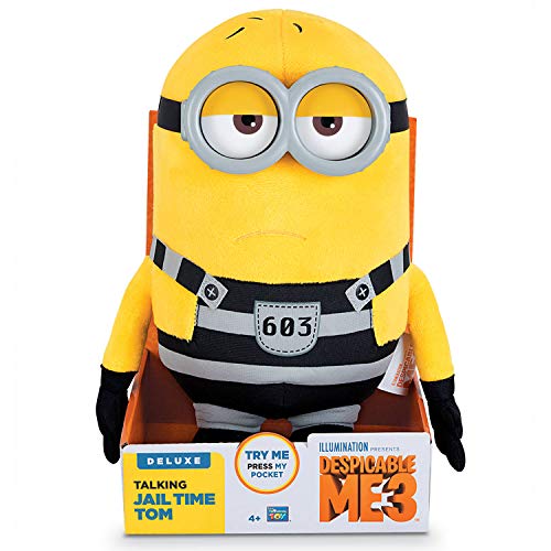 Thinkway Despicable Me 3 Jail Time Tom Exclusive 9.5-Inch Talking Plush