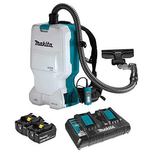 Makita XCV17PG 18V X2 LXT® Lithium-Ion (36V) Brushless Cordless 1.6 Gallon HEPA Filter Backpack Dry Vacuum (6.0Ah)