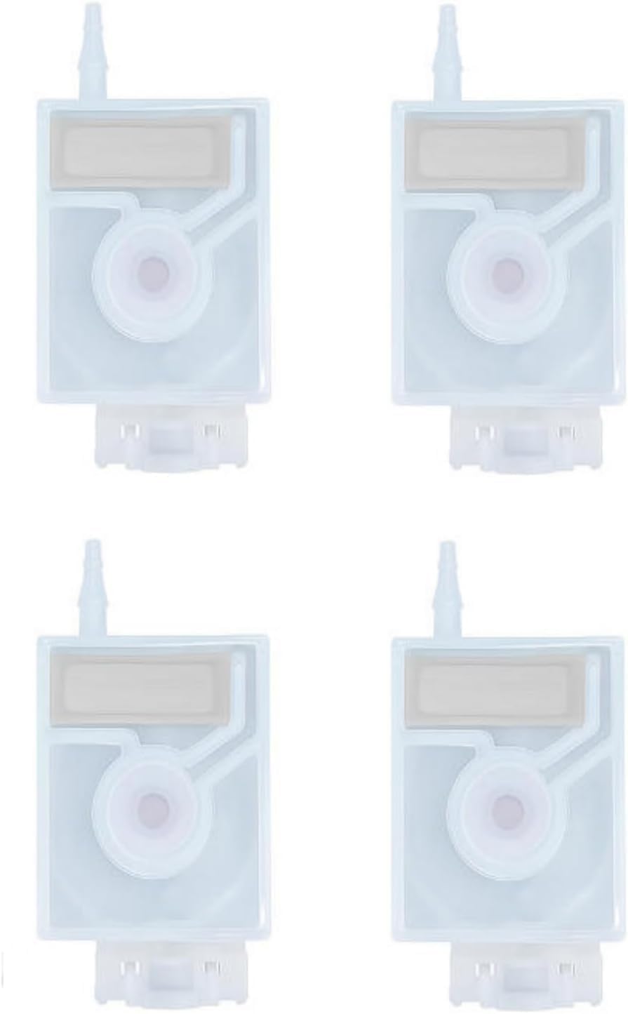 6pcs White Ink Sac Replacement Parts Ink Damper Compatible with R1390 L1800 L805 XP600 DTF Printers