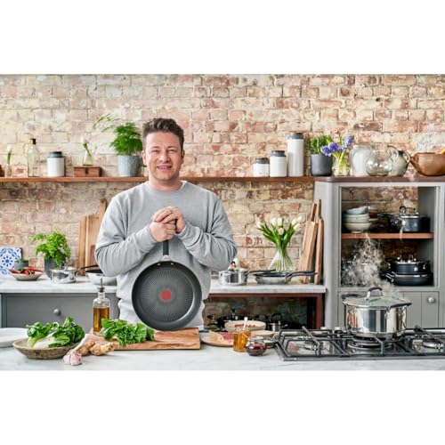 Jamie Oliver By Tefal Quick & Easy E3032244 Stainless Steel 16cm Induction Sauce Pan With Glass Lid - Image 6